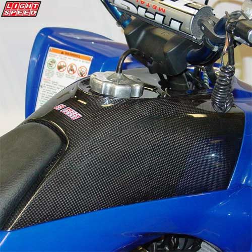Light Speed atv carbon fiber tank cover